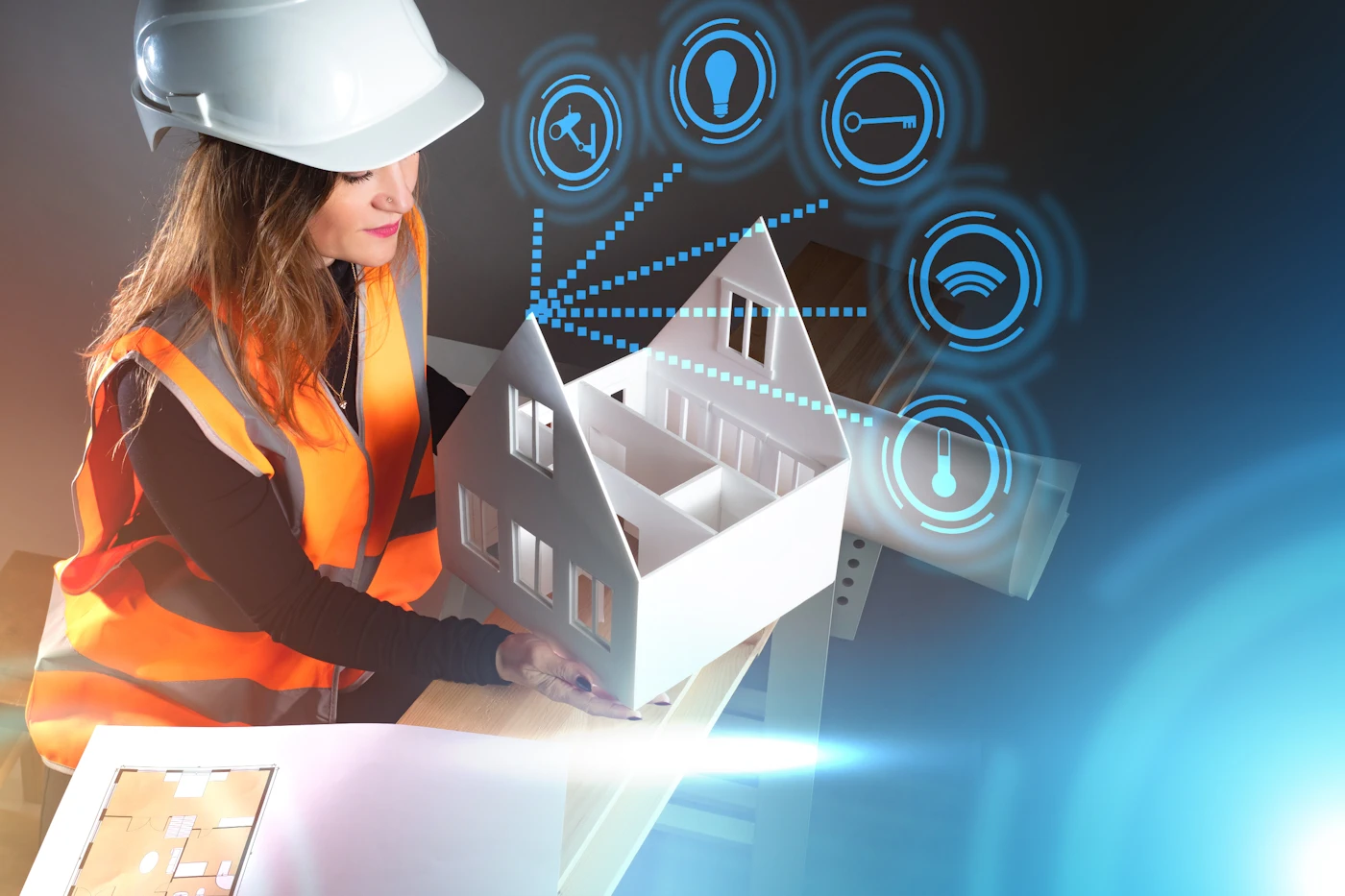 Premium contemporary Australian development with integrated EyZEE smart lighting and switches